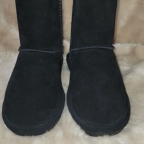 BEARPAW EMMA 610W/BLACK II FAUX FUR BOOTS, SIZE 7 - NEW IN BOX - Picture 8 of 12